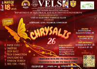 CHRYSALIS 2K26 Technical Symposium Poster